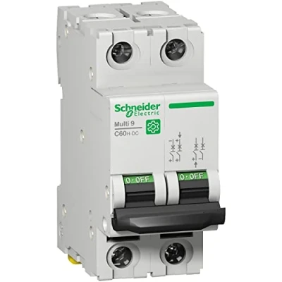 Image of Schneider M9U21202 Multi 9 C60H OEM LS Switch DC 2 Pin A C Char. 500 V UL1077