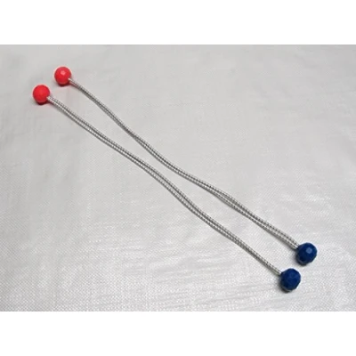 Image of Bungee Sail Ties with Balls x2 (4MM X 600MM Fastners Secure Hold Marine Boat Deck Yacht)