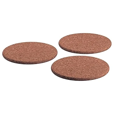 Image of Ikea Heat Trivet Table Mat Cork Diameter 19 cm 3er Set 19cm