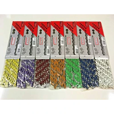 Image of Single Speed / BMX Chain 1/2 x 1/8 112 Links RED