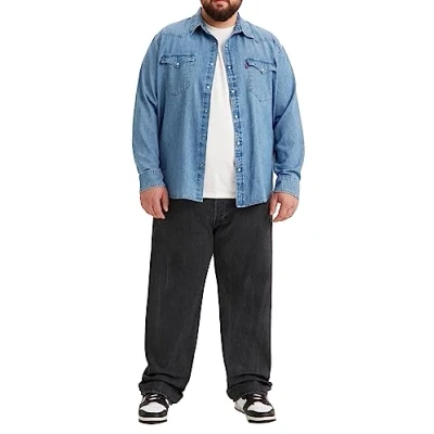 Image of Levi&#039;s Men&#039;s 501 Original Fit Big &amp; Tall Jeans, Crash Courses, 40W / 36L