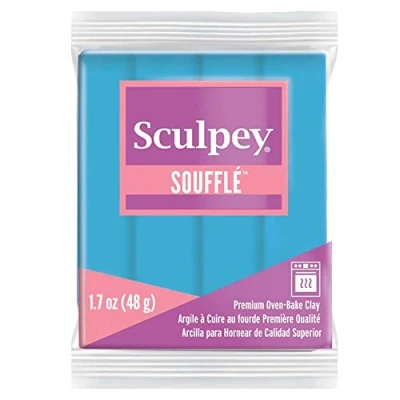 Image of Polyform Sculpey SU 6652 Lightweight Professional Crafting Oven Bake Clay, Robin&#039;s Egg, 48 g