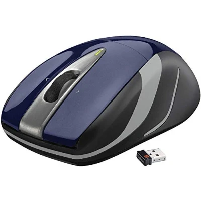 Image of Logitech M525 Wireless Mouse Blue (Certified Refurbished)