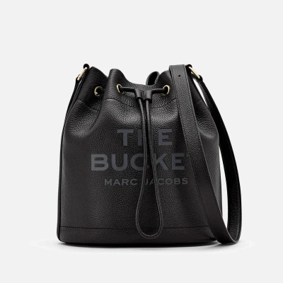 Image of Marc Jacobs The Leather Large Bucket Bag