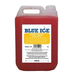Image of Blue Ice Slush Mix Mango &amp; Orange Flavour 5Ltr