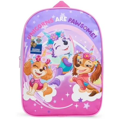 Image of Get Trend Paw Patrol Backpack Kids Toddlers 2 10 Yrs Chase Rubble Rucksack Daypack Nursery Bag Preschool Primary Lunch Sports Travel Bookbag (Purple Patrol)