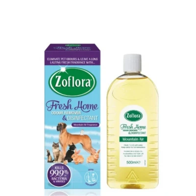 Image of Zoflora Mountain Air Concentrated Multipurpose Disinfectant Liquid, Antibacterial Multi surface Cleaner, Pet Friendly, Kills 99,9% of Bacteria &amp; Viruses, 1 x 500ml