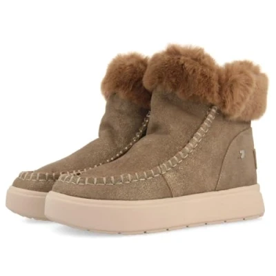 Image of GIOSEPPO Women&#039;s Tovelde Oxford Boot, Taupe, 6 UK