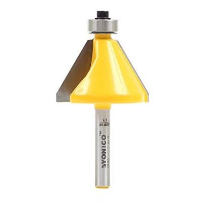 Image of Yonico 13914q 30 Degree Bevel Edge Forming Router Bit 1/4 Inch Shank