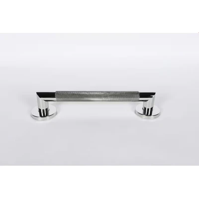 Image of Rothley Grab Rail Mobility Disability Aid Knurled Handle Bathroom Outdoor Commercial 457x32mm