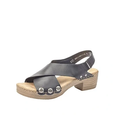 Image of Rieker Women&#039;s V6888 00 Closed Toe Sandals, Schwarz (Schwarz 00), 3.5 UK