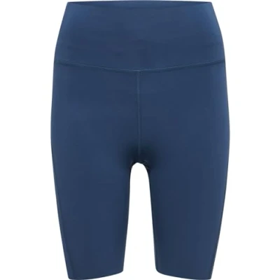 Image of hummel Hmlmt Grace Hw Women&#039;s Tight Shorts Insignia Blue