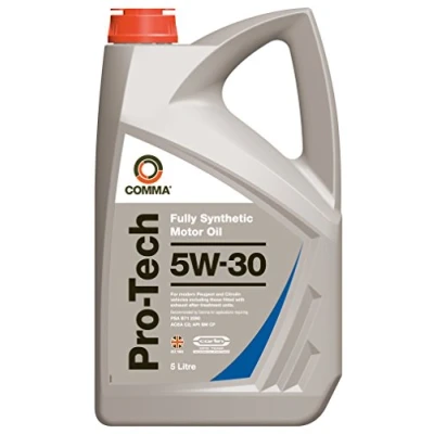 Image of Comma PTC5L Pro Tech Fully Synthetic 5W30 Motor Oil, 5 Liter