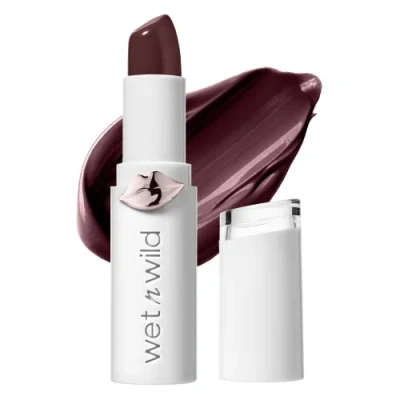 Image of wet n wild Mega Last High Shine Lipstick Lip Color, Infused with Seed Oils For a Nourishing Shine, Buildable &amp; Blendable Creamy Cruelty Free Vegan Sangria Time