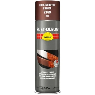 Image of RUST OLEUM 2169 Hard Hat Anti Corrosion Primer, A Perfect Basis, Red brown