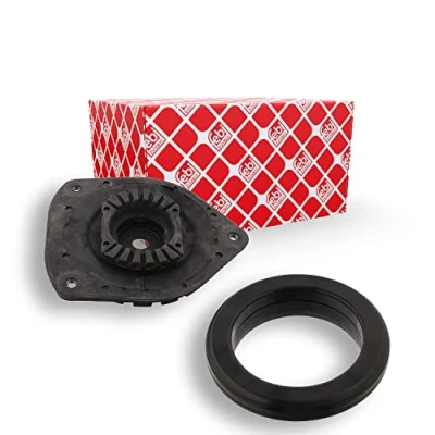 Image of 543A03661R, 543A03661RSK Top strut mount FEBI BILSTEIN 49853 Front Axle with ball bearing Elastomer