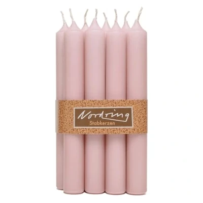 Image of Nordring 8 Taper Candles 2.2 x 18 cm Mauve