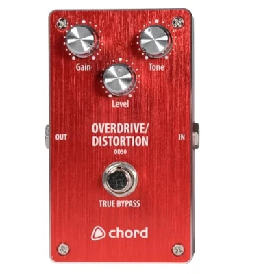 Image of Chord Guitar Distortion Pedal With Gain Level &amp; Tone Control