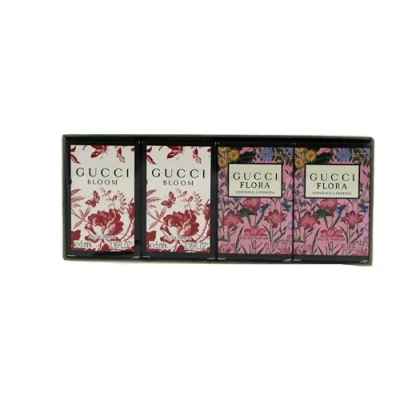 Image of Gucci Variety by for Women 4 Pc Mini Gift Set 2 x 0.16oz Bloom EDP Spray, Flora Spray