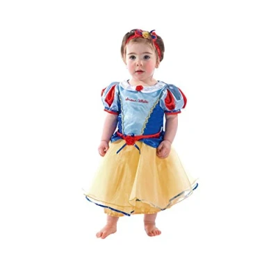 Image of amscan DCPRSW03 Princess Snow White Dress Costume, Child 3 6 Months