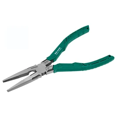 Image of Screw removal / extractor gripping pliers long nose style , with unique non slip jaws for quickly extracting damaged stuck screws. ENGINEER PZ 60 Neji Saurus,Silver,Φ2 5.5mm用