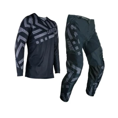 Image of Leatt Men&#039;s 5024080640 Motocross Suit, Black, XS