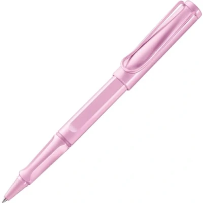 Image of Lamy safari lightrose rollerball Pen with ergonomic grip &amp; line width M for pleasant long writing made of robust ASA plastic including refill 63 in black