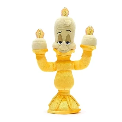 Image of Disney Store Official Lumiere Small Soft Toy, Beauty and the Beast, 48cm/18, Plush Character Figure with Embroidered Details, Suitable for Ages 0+