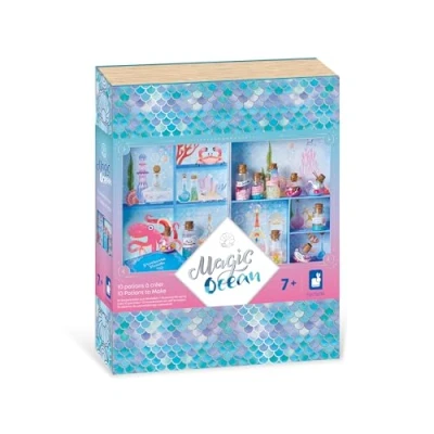 Image of Janod Magic Ocean My Potions Children’s Craft Activity Arts &amp; Crafts Kit Kids’ Make Your Own Potion Mermaid Universe Set for Ages 3 +, J09143