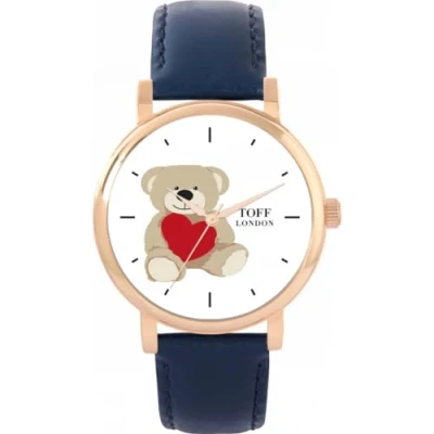 Image of Toff London Ladies Valentine Teddy Bear Watch