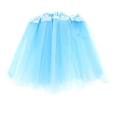 Image of Zac&#039;s Alter Ego Lady Girls Women Tutu Skirt Skirts Fancy Dress Party Hen (Blue)