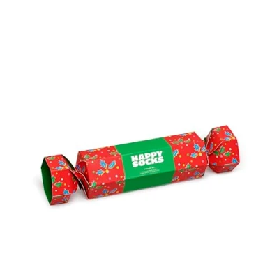 Image of Happy Socks Men&#039;s Christmas Cracker Holly Gift Box Socks, Multicolour (Multicolour 430), 7 10 (Size:41 46)