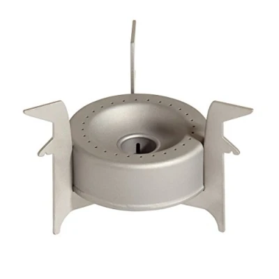 Image of Vargo Titanium Converter Stove Portable Stand Alone Alcohol and Fuel Tab/Gel Convert Your Hexagon Wood into a Complete Multi T 307