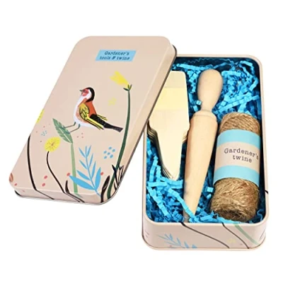 Image of Your Garden Gardener&#039;s Tools and Twine in A Tin