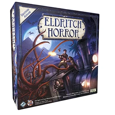 Image of Fantasy Flight Games, Eldritch Horror, Basic Game, Expert Strategy 1 8 Players, From 14+ Years, 120+ Minutes, German