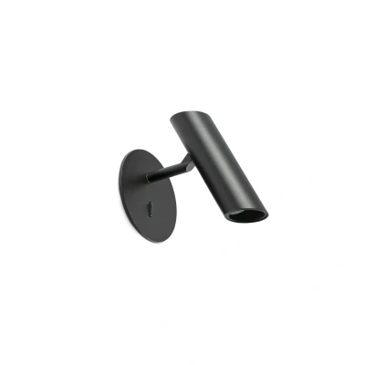 Image of Leo Reading Wall Light Matt Black 2700K