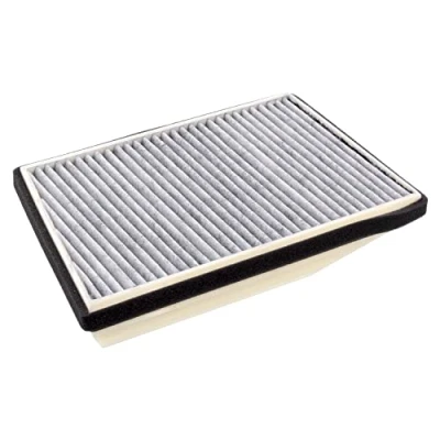 Image of 7700845219, 7701205279, 7711228917, 8671012068 Pollen Filter FEBI BILSTEIN 102685 Activated Carbon 284mm 208mm 19mm