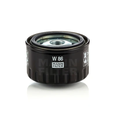 Image of 55189961 Oil Filter MANN W 86 M20x1.5 6H Spin on ALFA ROMEO: GTV, GT, Spider