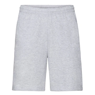 Image of Fruit of the Loom Unisex Adult Lightweight Shorts (Heather Grey) Size Large