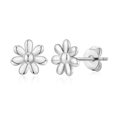 Image of Philip Jones Silver Plated Daisy Earrings