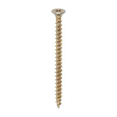 Image of TIMCO Solo Chipboard &amp; Woodscrews PZ Double Countersunk Gold 5.0 x 70 Box of 200
