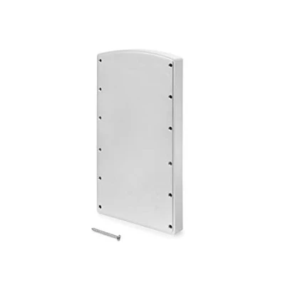 Image of Emuca 7085025 Lateral assembly supplement for Emuca&#039;s pull down hanging wardrobe rail, metallic grey, Set of 2 pcs