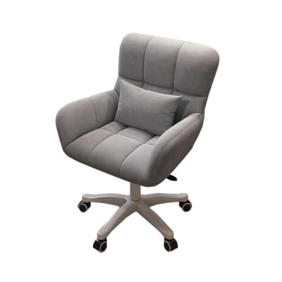 Image of IPSU Swivel Room Chair 360 Desk Chair, Adjustable Height Comfortable Home Office with Wheels, Arms and Lumbar Support, Ergonomic Computer Chairs, Easy to Assemble
