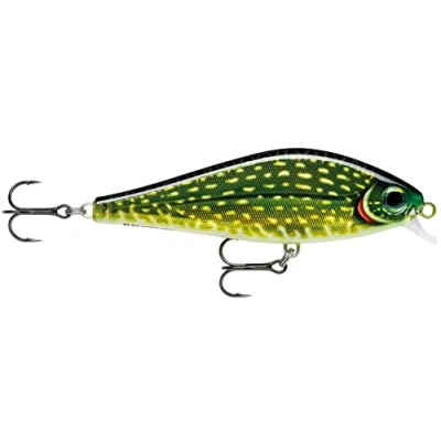 Image of Rapala Lure Super Shadow Rap Fishing Plastic Construction Freshwater Slow Swimming Depth 1 1.4m Size 16cm / 77g Made in Estonia Live Pike