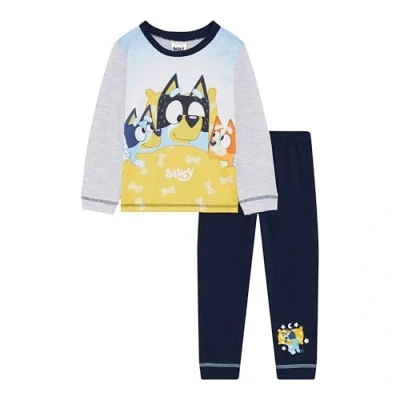 Image of Bluey Boy’s Long Sleeved Pyjamas, Multicolour, Age 18 24 Months