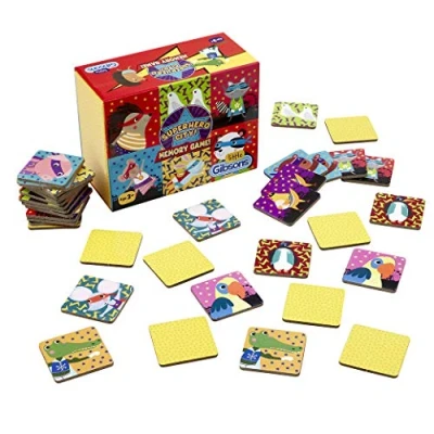 Image of Superhero City Memory Game For Kids Little Gibsons Children’s Range Fun &amp; Colourful Characters Boys and Girls Ages 3+, 1+ Players