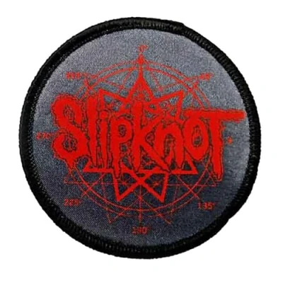Image of Slipknot Logo And Nonagram Standard Printed Patch One Size