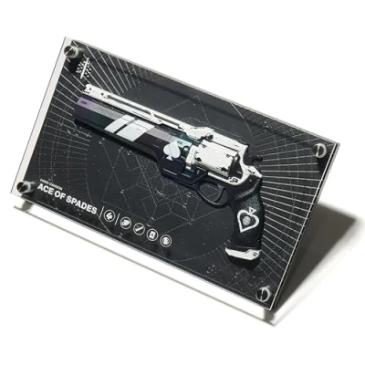 Image of Numskull Ace of Spades Exotic Weapon Figure 12x6 (30x17cm) Limited Edition Collectible Replica Statue Official Destiny Merchandise FPS Sci Fi Action Video Game Figurine
