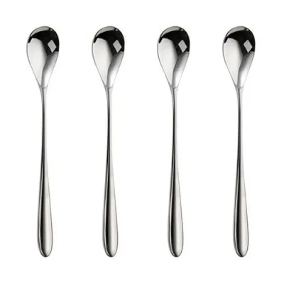 Image of Robert Welch Bourton Bright Long Handled Spoon 4 Piece Set