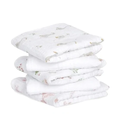 Image of aden + anais™ Essentials 5 Pack Cotton Muslin Squares Country Floral